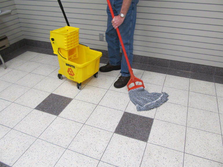 cleaning floor maintenance
