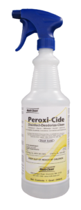 picture of multi-clean peroxi-cide in a 32 oz bottle
